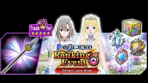 Sword Art Online Memory Defrag - Defiant June Bride Event Full Story