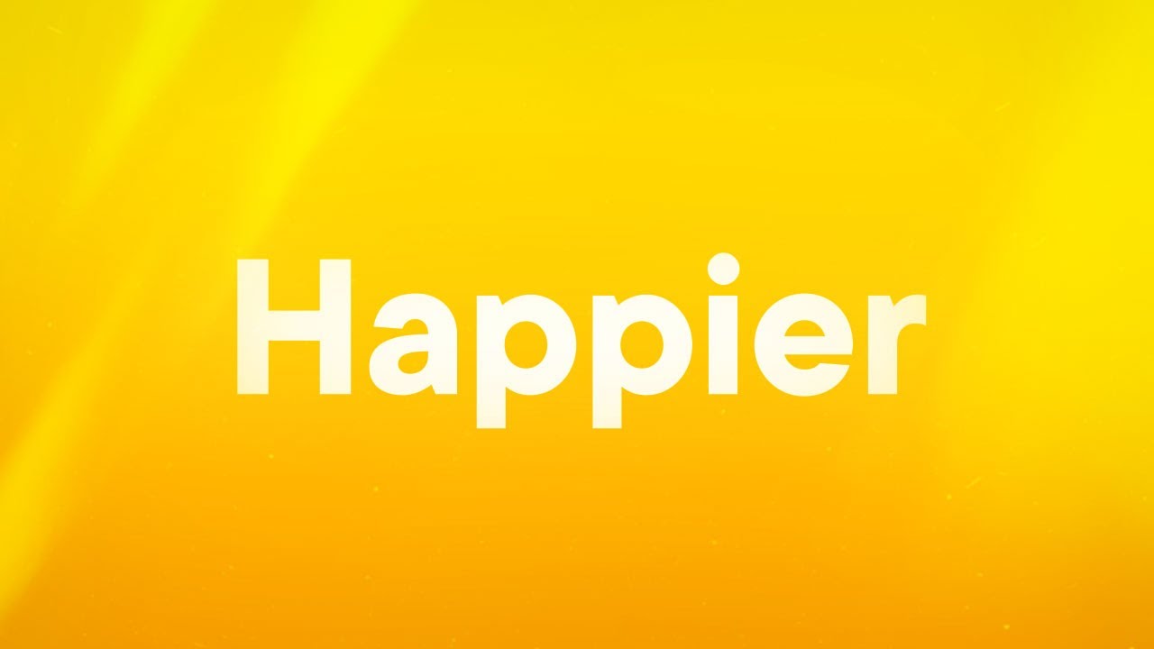Marshmello - Happier (Lyrics) ft. Bastille Marshmello - Happier (Lyrics) ft. Bastille