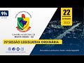 29ª Sessão Ordinária  - CMMN/RO (22/09/2023)