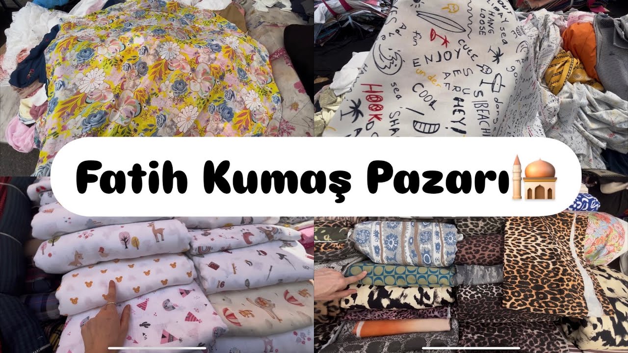Fatih Kumaş Pazarı ve Sosyete Pazarı Turu 🧵👗 | Kısa Ama Renkli Bir Gezi! 25Haziran 2025🕌