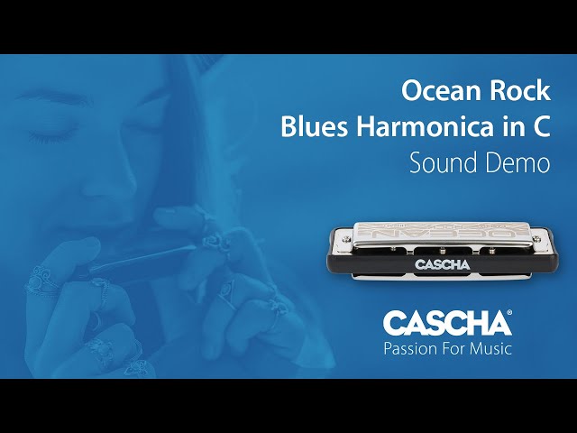 Губна гармошка Cascha Ocean Rock Blues Harmonica Black in C Diatonic HH 2327