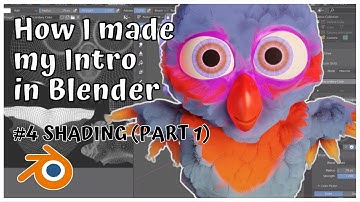 How I made my Intro in Blender || #4 SHADING (Part 1)