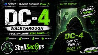 DC-4 Walkthrough | Proving Grounds Play | Full Root Access Guide | ShellSecOps