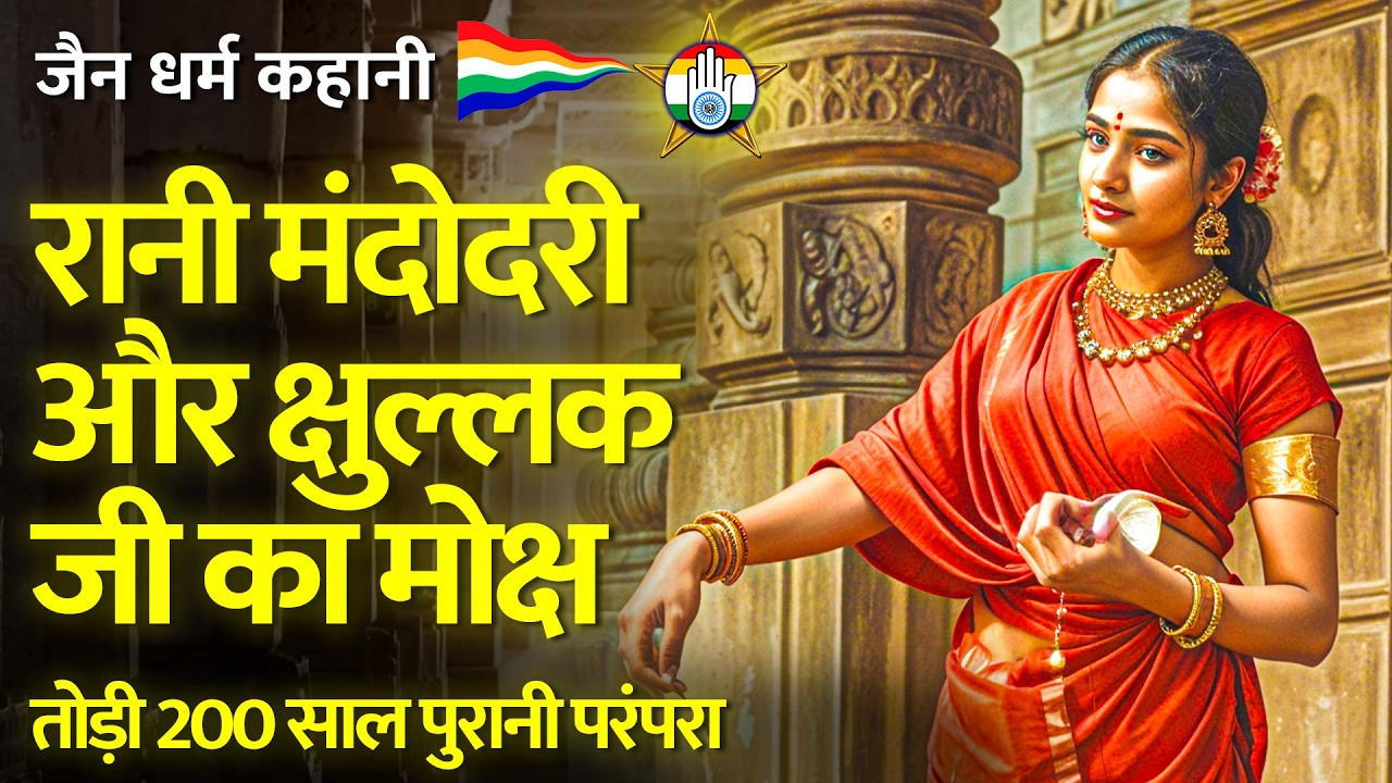 रानी मंदोदरी और क्षुल्लक जी का मोक्ष - भगवान महावीर के आशीर्वाद के फल की कथा - जैन कहानी | जैन संसार