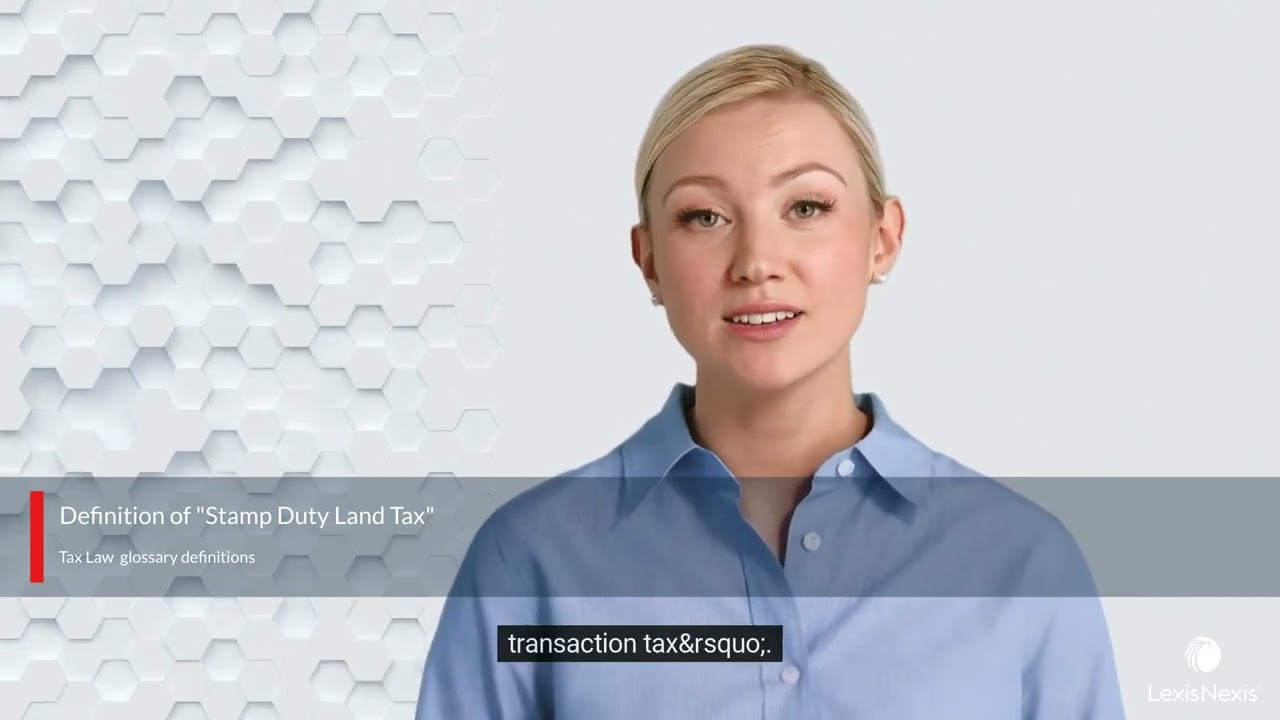 "Stamp Duty Land Tax" - Legal Definition