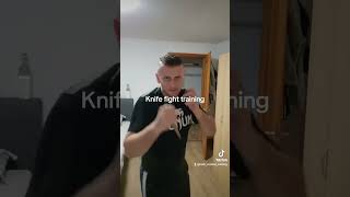 Knife fight training