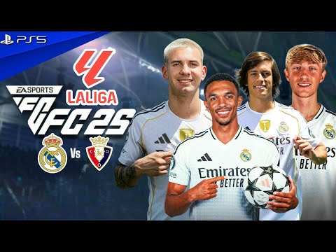 FC 25 Real Madrid vs Osasuna – LaLiga 2025 Full Match Highlights ft. Vinicius, Arnold, Mbappé | PS5™