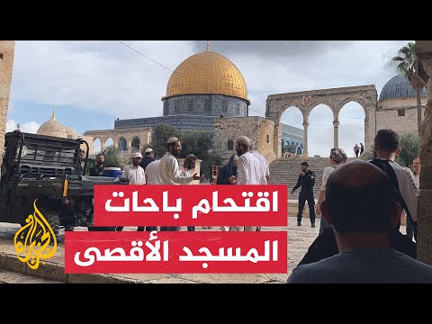 مستوطنون يقتحمون باحات الأقصى برابع أيام "عيد العرش" اليهودي