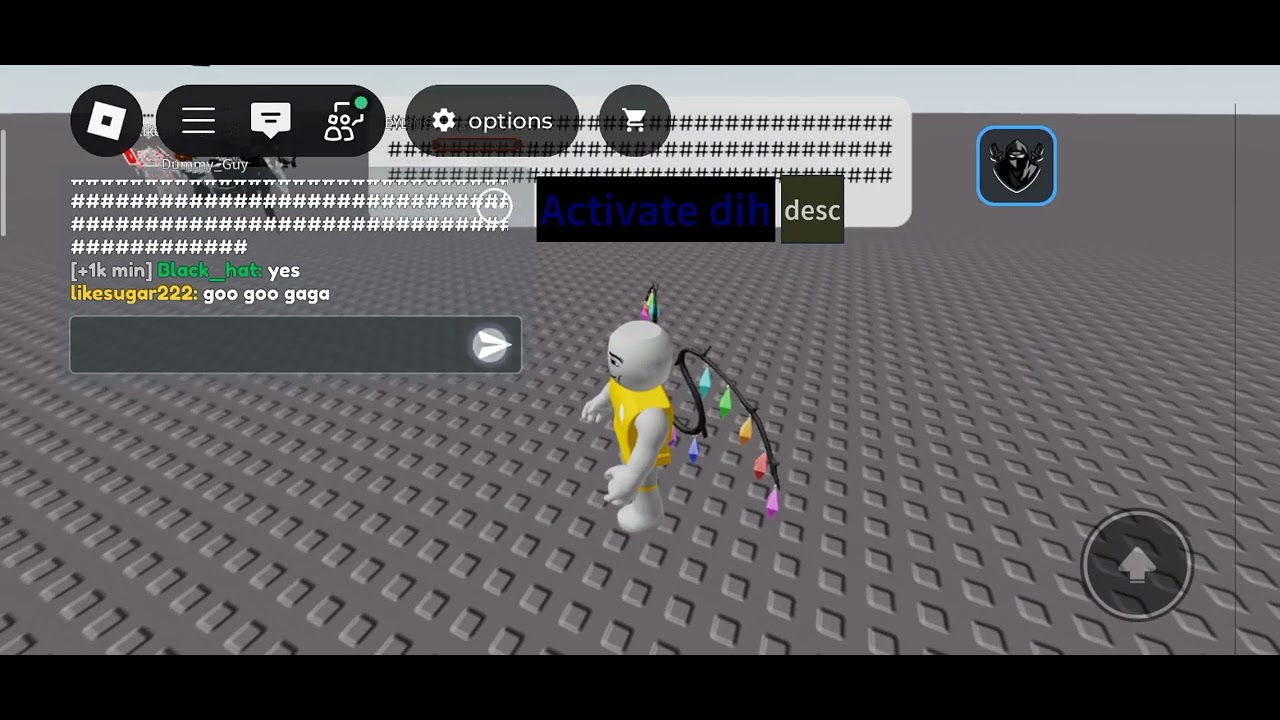 Just A Baseplate Script Giant Floating Grey Dih Roblox Exploiting Maxresdefault