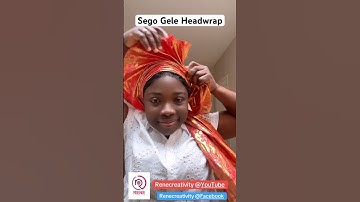 Sego Gele Headwrap Tutorial #turban #headwrapping #headwrap #tutorial