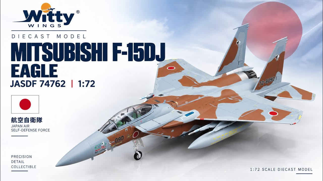 Witty Wings Mitsubishi F-15DJ Eagle JASDF 74762 | 1:72 Diecast