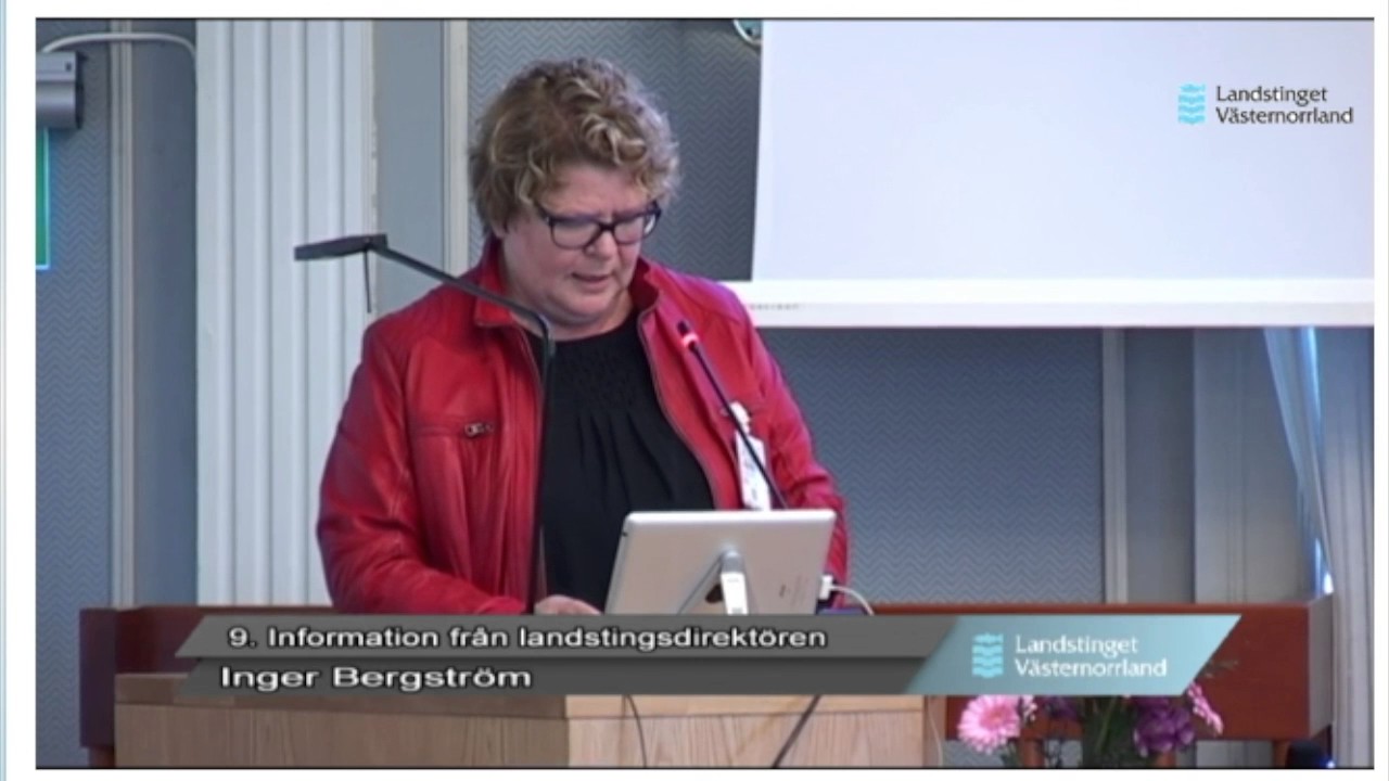 Regiondirektören i Region Västernorrland om fiffel