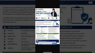 Job News | Job Update | Drug Safety Associate Jobs | Pharmacovigilance Jobs | Clinexel Hiring