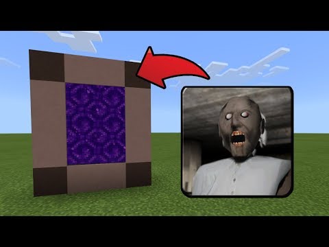 How To Make a Portal to the Granny Dimension in MCPE (Minecraft PE)