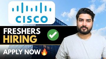 Cisco Hiring Freshers🔥Apply Now | 2025