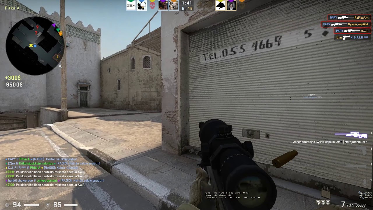 Fast ace with AWP / CSGO