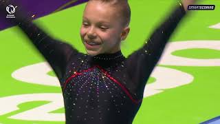 Perla DENECHERE (FRA) - 2024 junior European bronze medallist, floor by europeangymnastics 208 views 2 weeks ago 3 minutes, 56 seconds