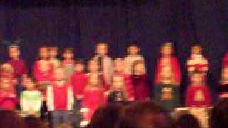 Peyton Tyler xmas program headbanging pre k
