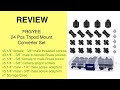Review FRGYEE 24 Pcs Camera Screw Adapter 1/4 to 1/4 and 1/4 to 3/8 Tripod Mount Converter Set