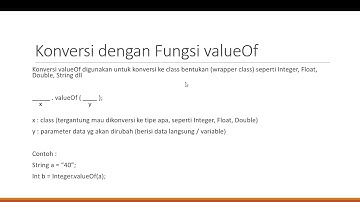 Tutorial JAVA - Konversi Tipe Data (netbean)