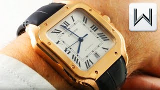 2018 Cartier Santos De Cartier "Santos Large" WGSA0011 Luxury Watch Review screenshot 5