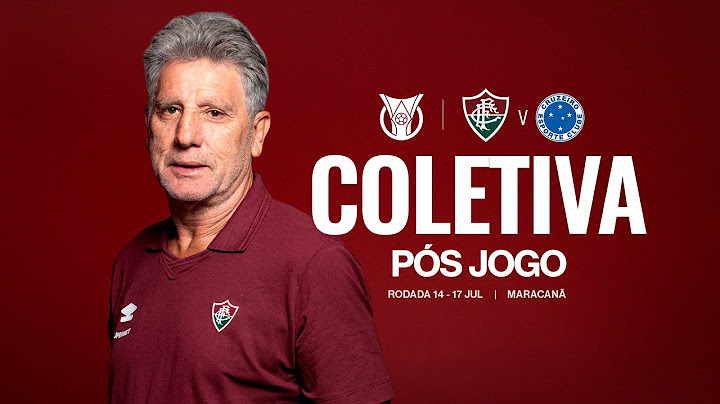 COLETIVA | RENATO GAÚCHO | FLUMINENSE 0 X 2 CRUZEIRO | BRASILEIRÃO | 14ª RODADA