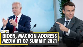 G7 Summit 2021: French President Macron, US President Biden address media on the last day | News