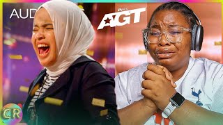 Golden Buzzer: Putri Ariani receives the GOLDEN BUZZER from Simon Cowell | Auditions | AGT 2023