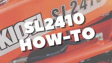 How to remove and attach the SL2410 Loader