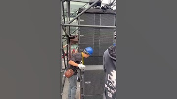 Tasso Audio professional stage sound manufacturing factory, GET SHOW 2025 outdoor display ready.