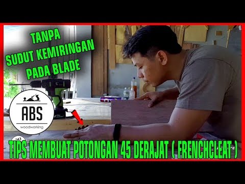 Video: Bolehkah anda membuat potongan 45 darjah dengan gergaji bulat?