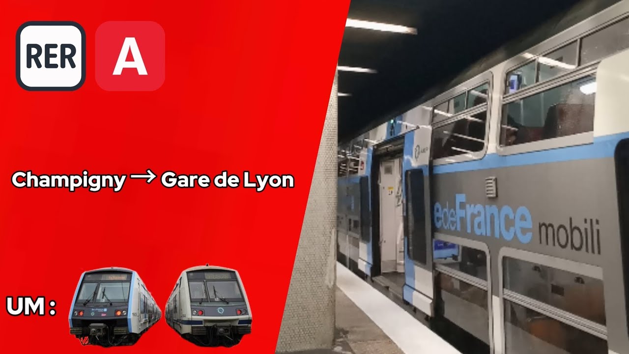 [RER A] de Champigny à Gare de Lyon dans la 1553