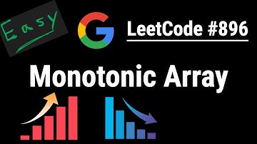 Monotonic Array - LeetCode #896 | Python, JavaScript, Java, C++