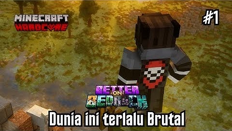 Aku bertahan hidup Di Dunia Minecraft paling brutal di Bedrock - Eps 1