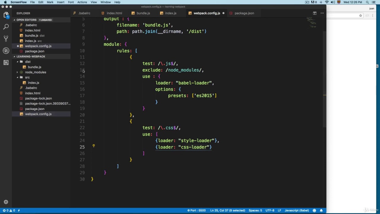 10 Adding CSS into our JS Bundles - YouTube