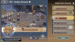 Stellar Pioneer – Exploration Journey 71–80 【F2P, Free Unit Only, Auto】 | Sword of Convallaria
