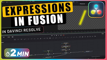 How to Use EXPRESSIONS in Fusion Tab in Davinci Resolve