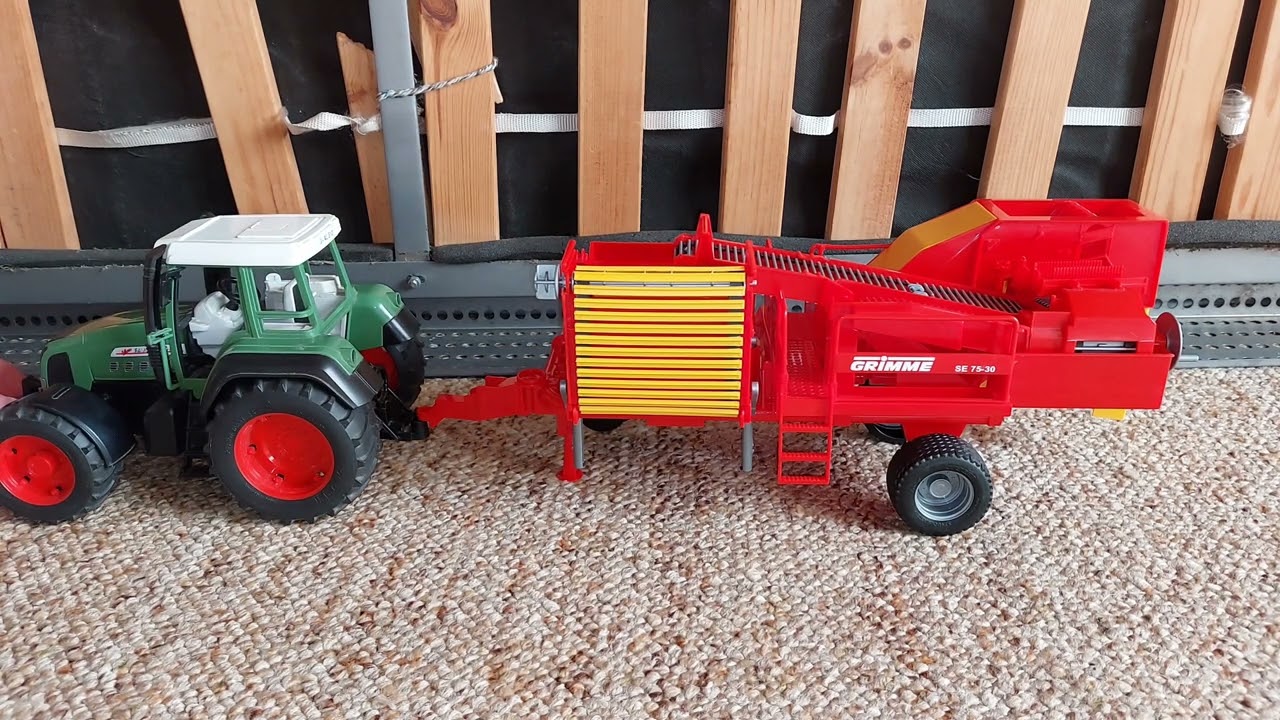 BRUDER Unboxing Grimme SE 75 30 Kartoffelvollernter