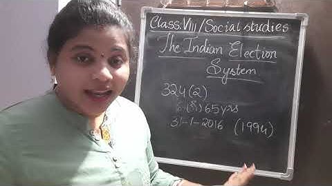 8th class INDIAN ELECTION SYSTEM