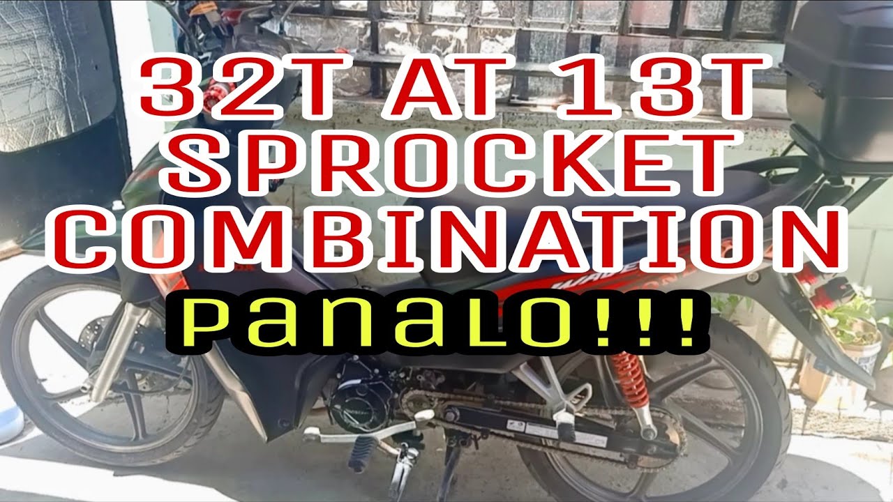 32 T Rear Sprocket at 13 T Front Sprocket Ano ang Resulta ng Ganitong Sprocket Combination? Lets Go!