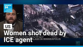 US: Anger grows after women shot dead by ICE agent in Minneapolis • FRANCE 24 English