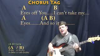 The Blower's Daughter (Damien Rice) Bass Guitar Cover Lesson in E & F#  with Chords/Lyrics