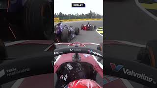 Nyck de Vries loses his front wing 🫣 #FormulaE #Motorsport #Racing