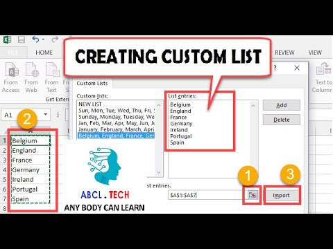 26 - Create Custom List - YouTube