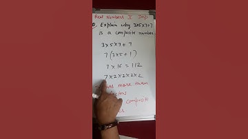 #why composite number #real number class10 #imp 1 mark #youtube shorts #maths, ncert #2021 exam