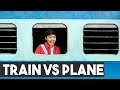 Train vs plane