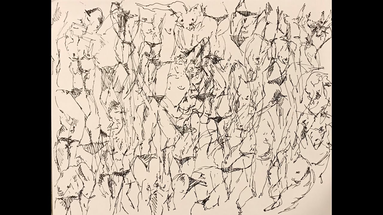 Artist Talk 1/10/2023 open dialogue with Model Maux Kelly available for drawing.