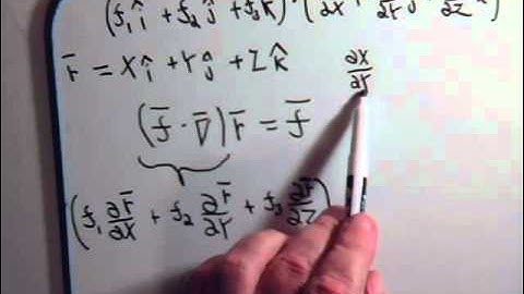 Del-Operator Position Vector Problem