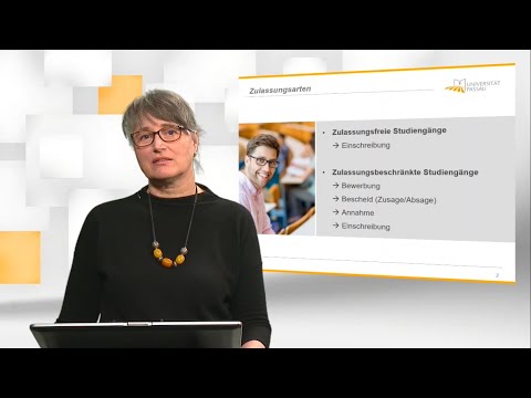 Bewerbung und Einschreibung