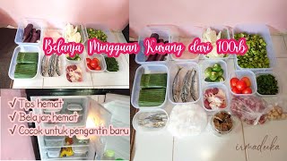 Belanja mingguan kurang dari 100rb || Foodpreparation super simple